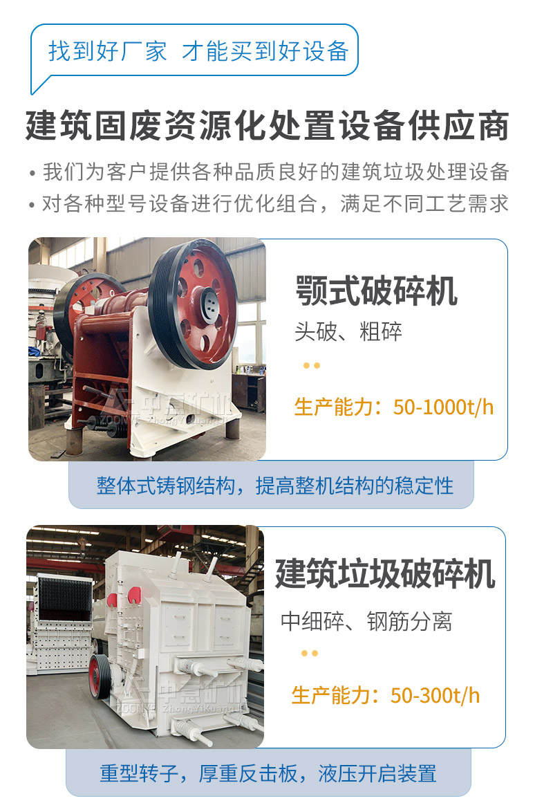 建筑垃圾處理生產(chǎn)線(xiàn)設(shè)備